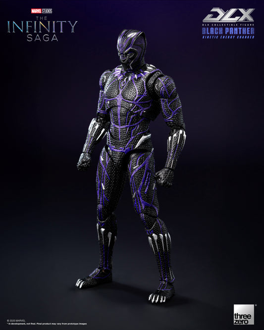 Threezero: Marvel Studios: The Infinity Saga- DLX Black Panther (Kinetic Energy Charged)