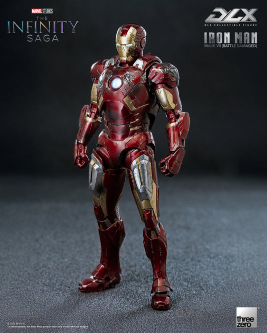 Threezero: Marvel Studios: The Infinity Saga - DLX Iron Man Mark 7 (Battle Damaged)