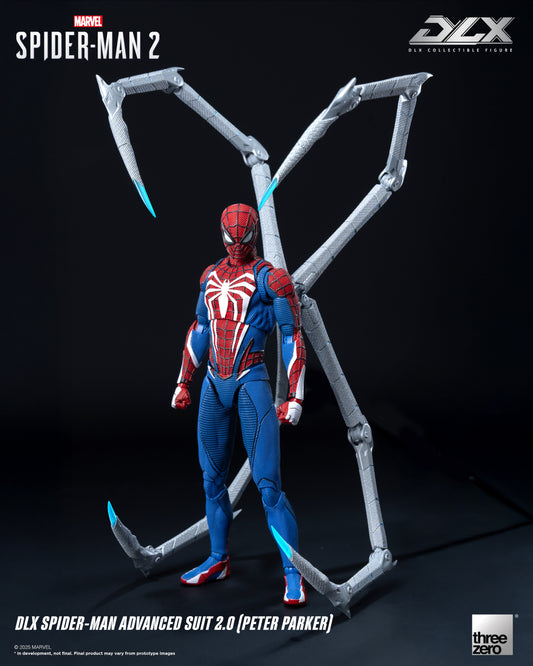 Threezero: 3Z0936 Marvel's Spider-Man 2: DLX Spider-Man Advanced Suit 2.0 (Peter Parker)