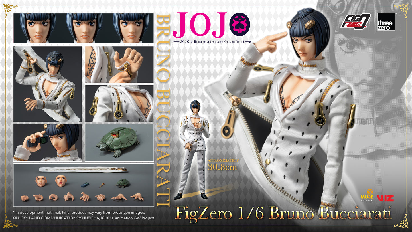 Threezero: JOJO's Bizarre Adventure: Golden Wind FigZero 1/6 Bruno Bucciarati