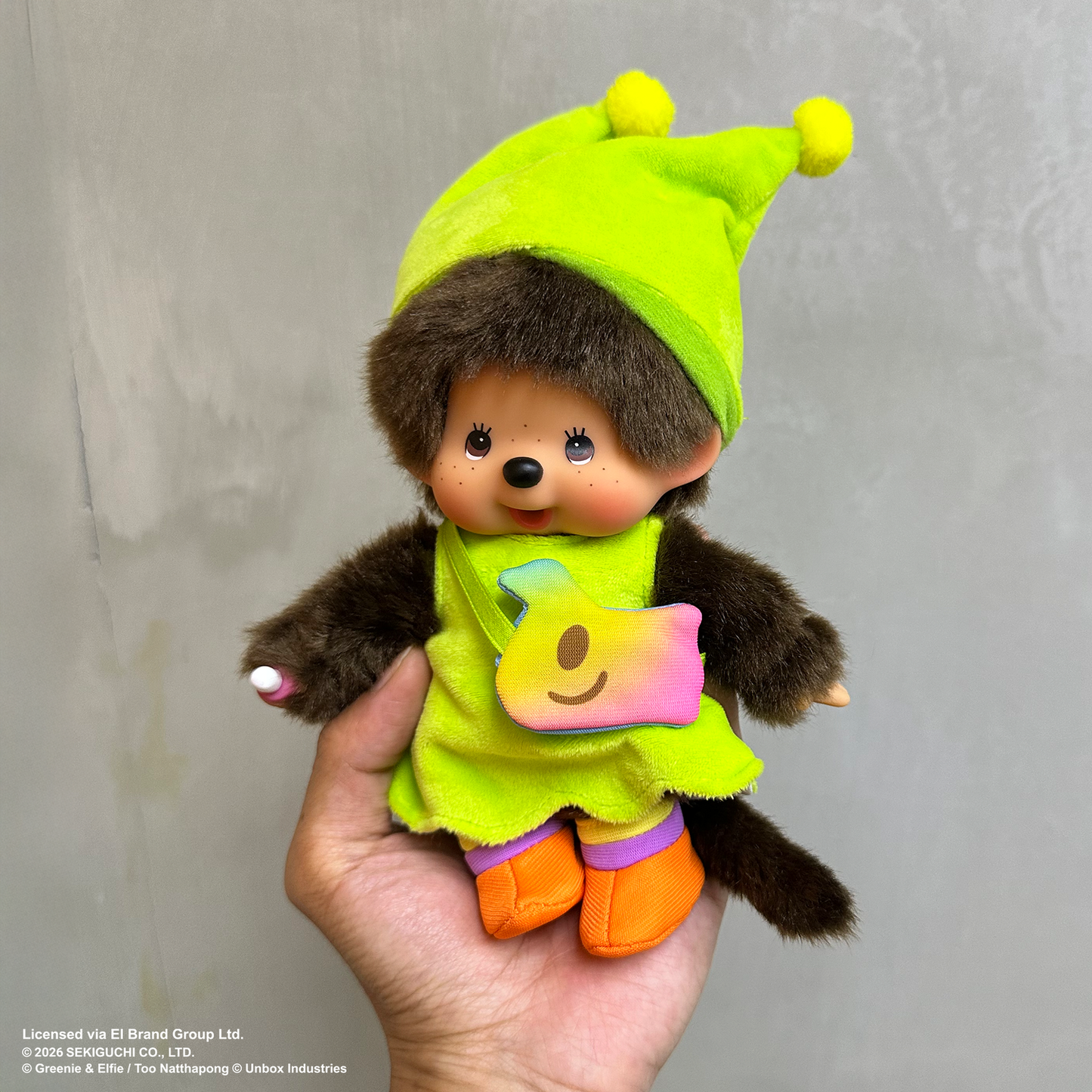 Monchhichi X Greenie Edition Official Crossover Plush
