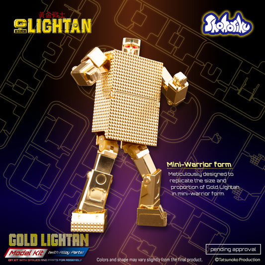Shohoriku: Gold Lightan Model Kit (with Alloy Parts)