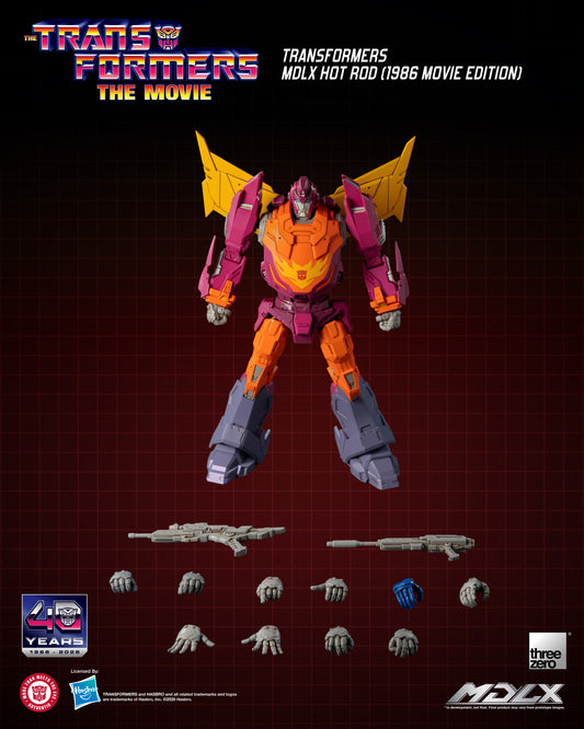 Threezero: Transformers MDLX Hot Rod (1986 Movie Edition)