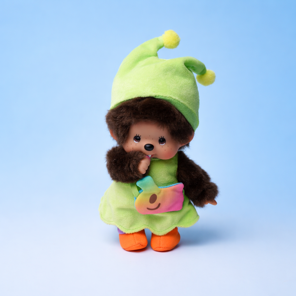 Monchhichi X Greenie Edition Official Crossover Plush