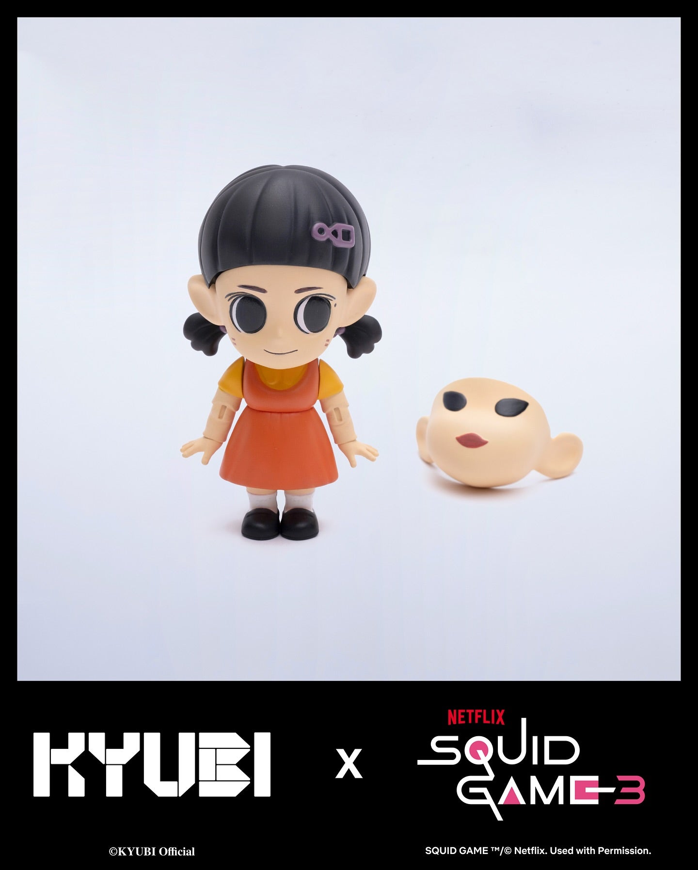 KYUBI x SQUIDGAME - Front Man & Young-Hee Collectible Figures