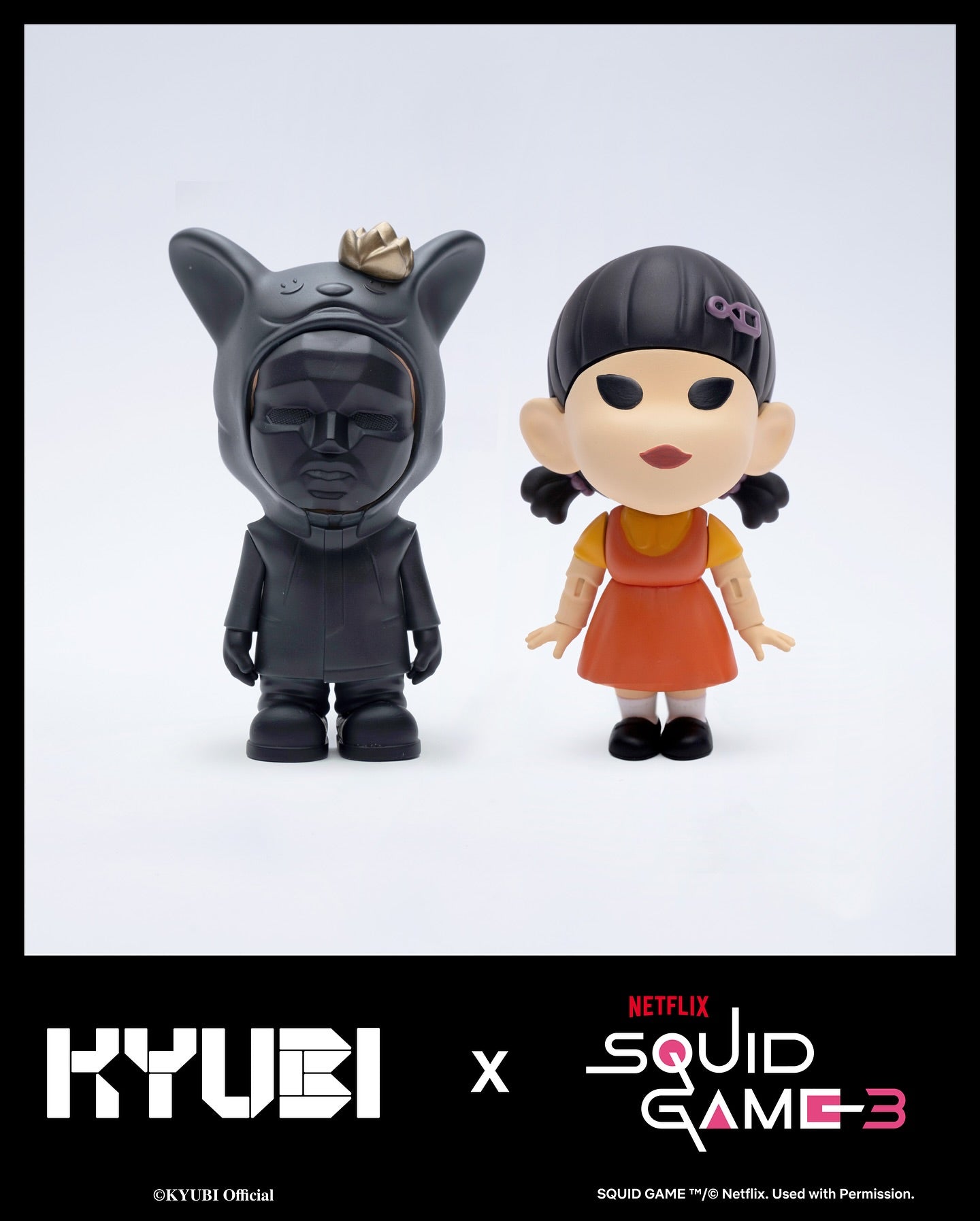 KYUBI x SQUIDGAME - Front Man & Young-Hee Collectible Figures