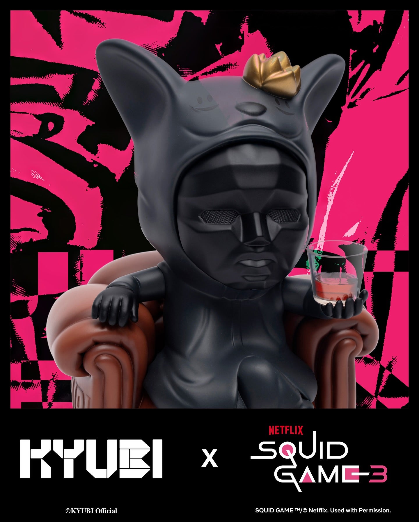 KYUBI x SQUIDGAME3  Front Man Collectible Figure 30cm