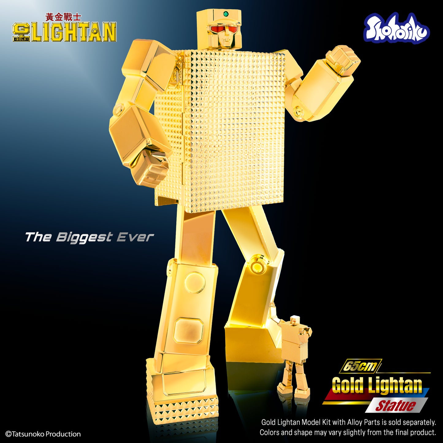Shohoriku: 65cm Gold Lightan Statue