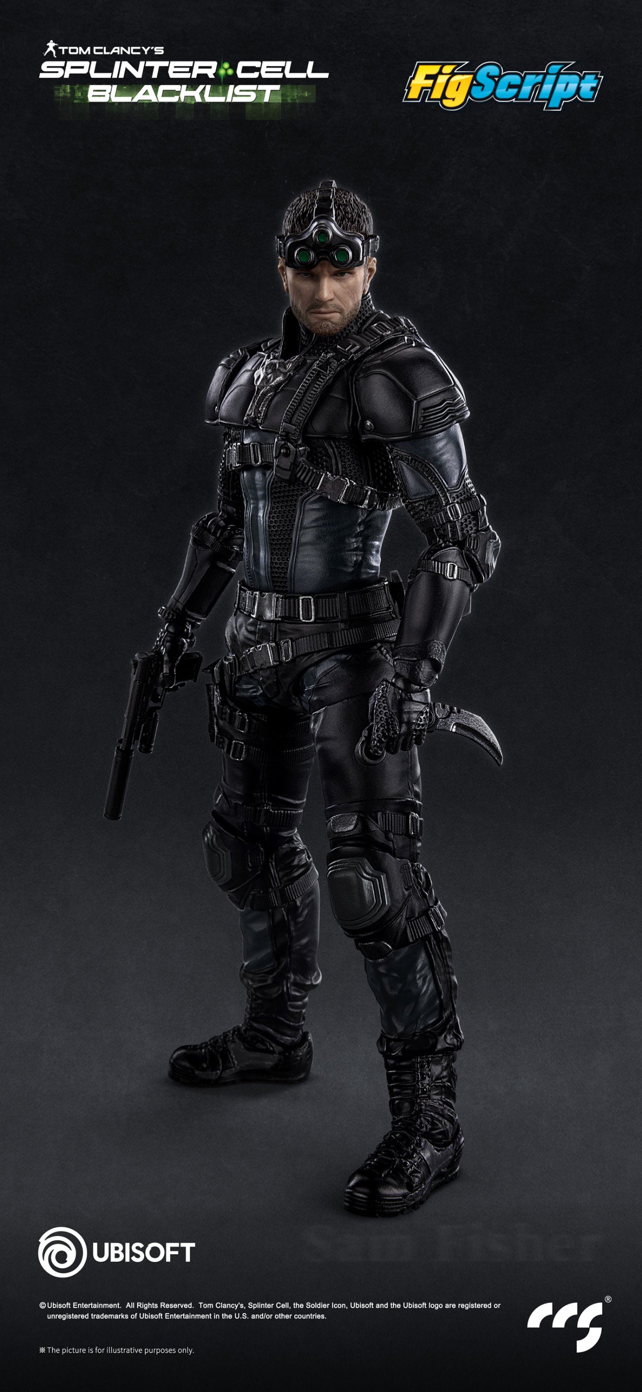 CCS Toys: FigScript Series: Sam Fisher from Splinter Cell: Blacklist