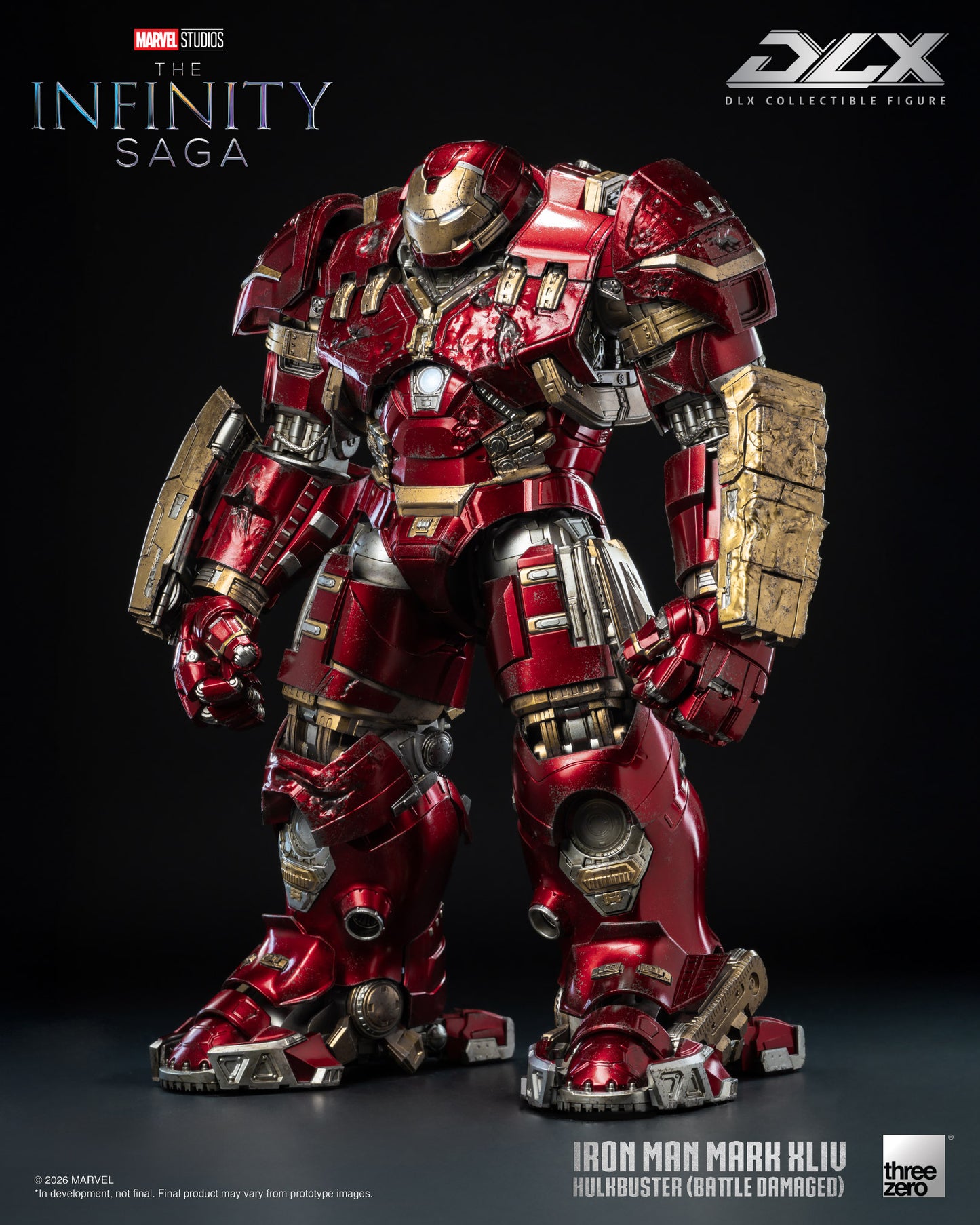 [Threezero] 3Z0919 Marvel Studios: The Infinity Saga - DLX Iron Man Mark 44 "Hulkbuster" (Battle Damaged)