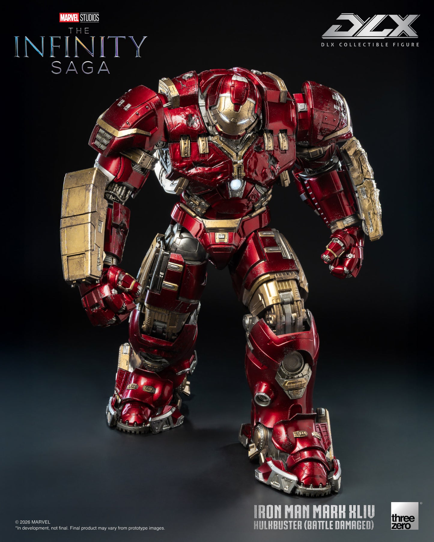[Threezero] 3Z0919 Marvel Studios: The Infinity Saga - DLX Iron Man Mark 44 "Hulkbuster" (Battle Damaged)