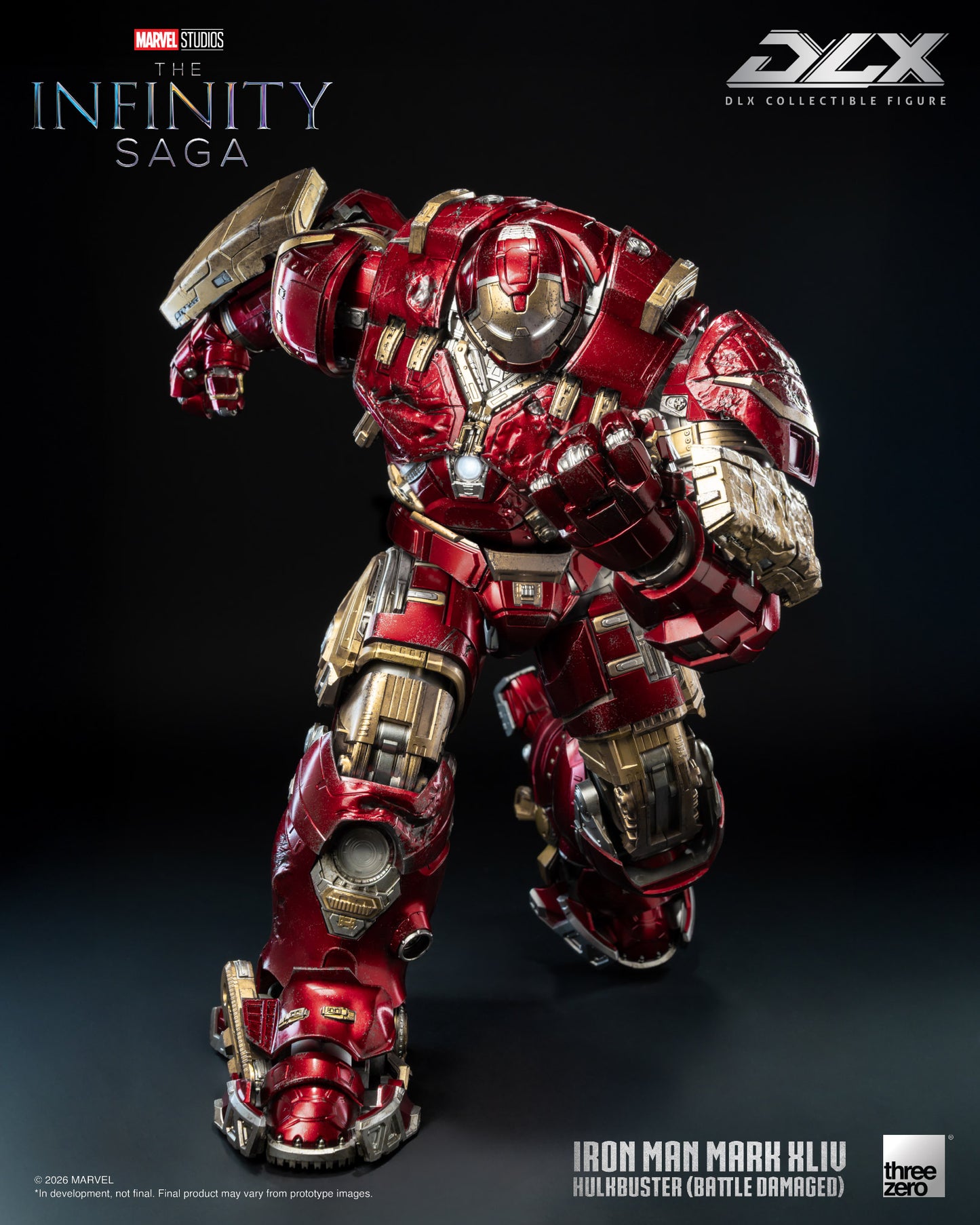 [Threezero] 3Z0919 Marvel Studios: The Infinity Saga - DLX Iron Man Mark 44 "Hulkbuster" (Battle Damaged)