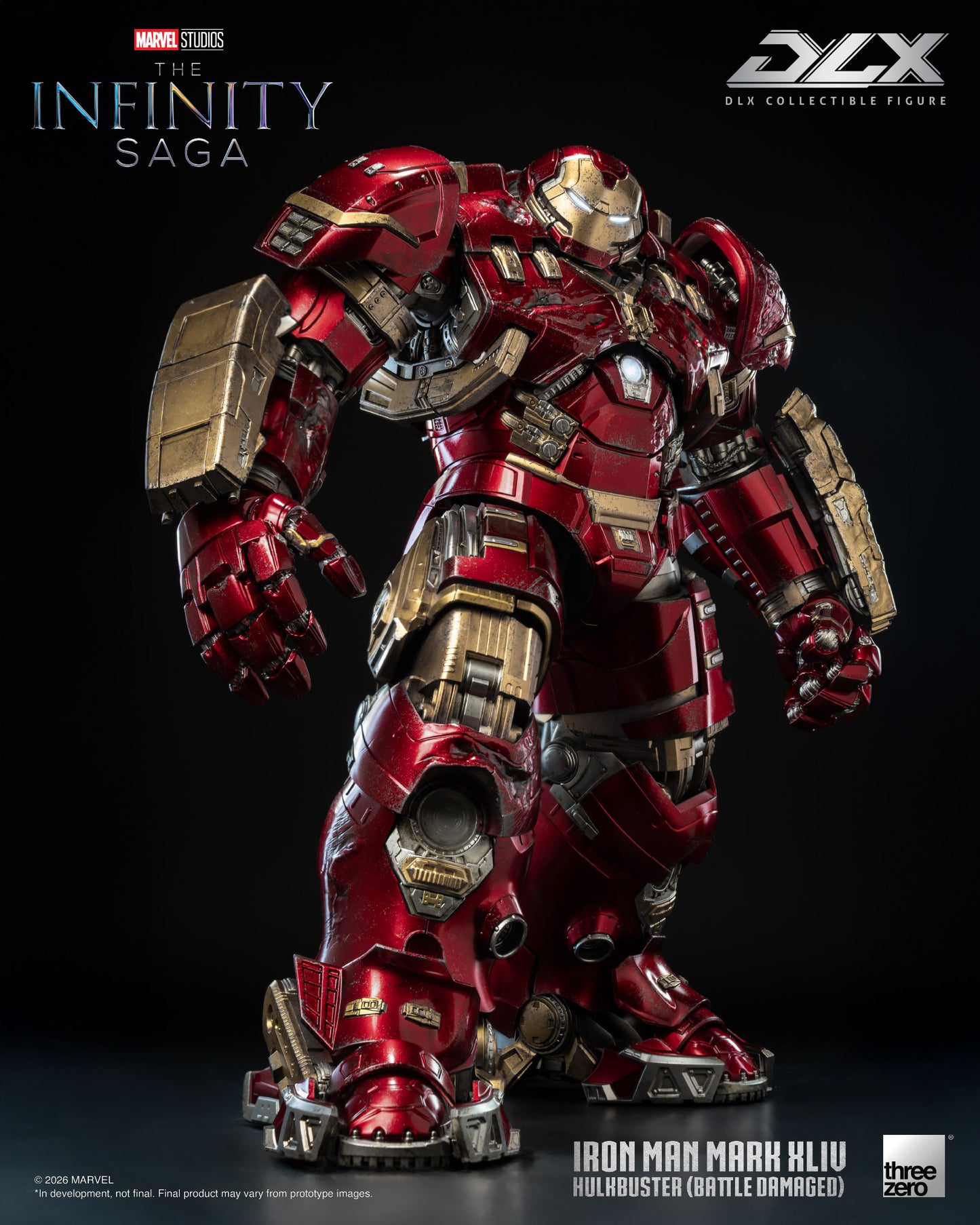 [Threezero] 3Z0919 Marvel Studios: The Infinity Saga - DLX Iron Man Mark 44 "Hulkbuster" (Battle Damaged)