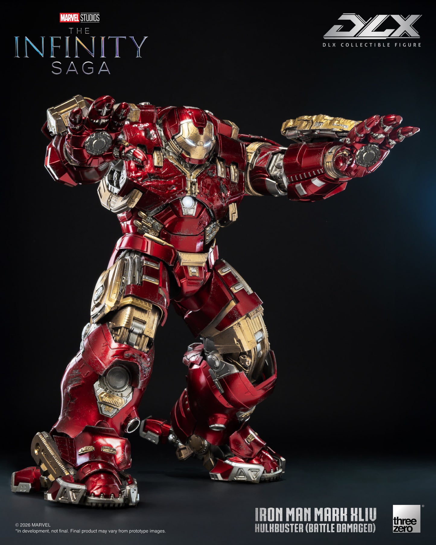 [Threezero] 3Z0919 Marvel Studios: The Infinity Saga - DLX Iron Man Mark 44 "Hulkbuster" (Battle Damaged)