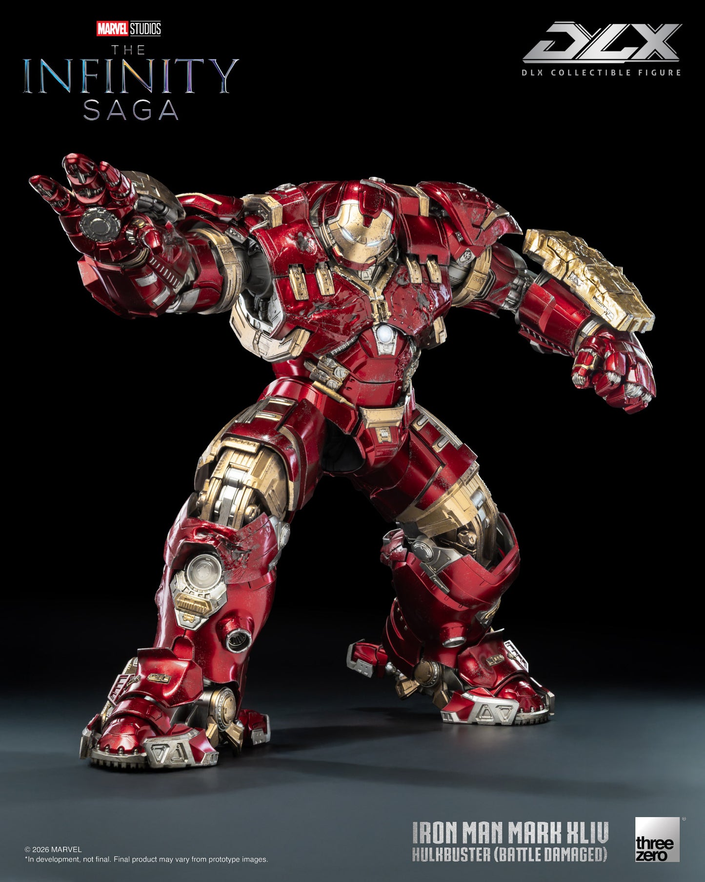 [Threezero] 3Z0919 Marvel Studios: The Infinity Saga - DLX Iron Man Mark 44 "Hulkbuster" (Battle Damaged)