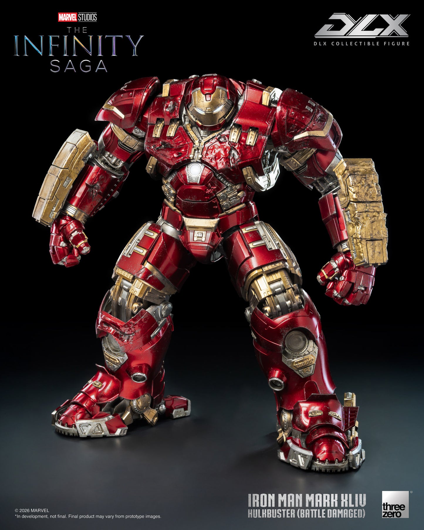 [Threezero] 3Z0919 Marvel Studios: The Infinity Saga - DLX Iron Man Mark 44 "Hulkbuster" (Battle Damaged)