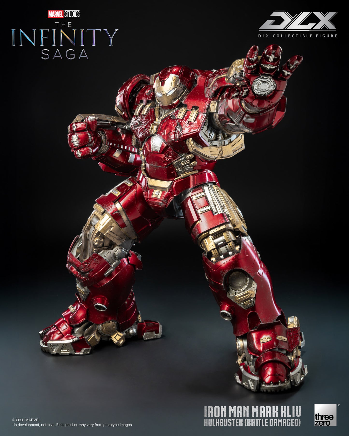[Threezero] 3Z0919 Marvel Studios: The Infinity Saga - DLX Iron Man Mark 44 "Hulkbuster" (Battle Damaged)