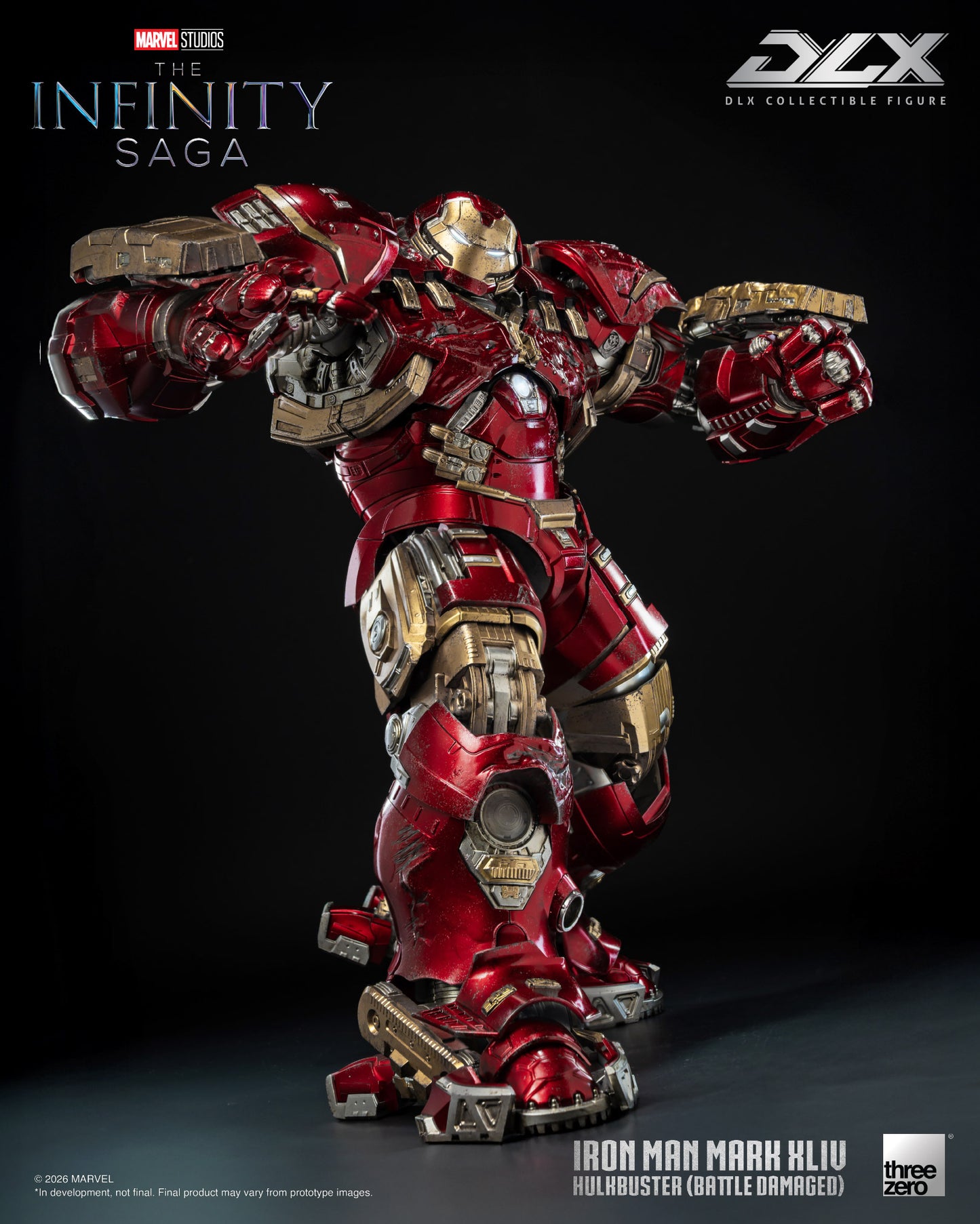 [Threezero] 3Z0919 Marvel Studios: The Infinity Saga - DLX Iron Man Mark 44 "Hulkbuster" (Battle Damaged)