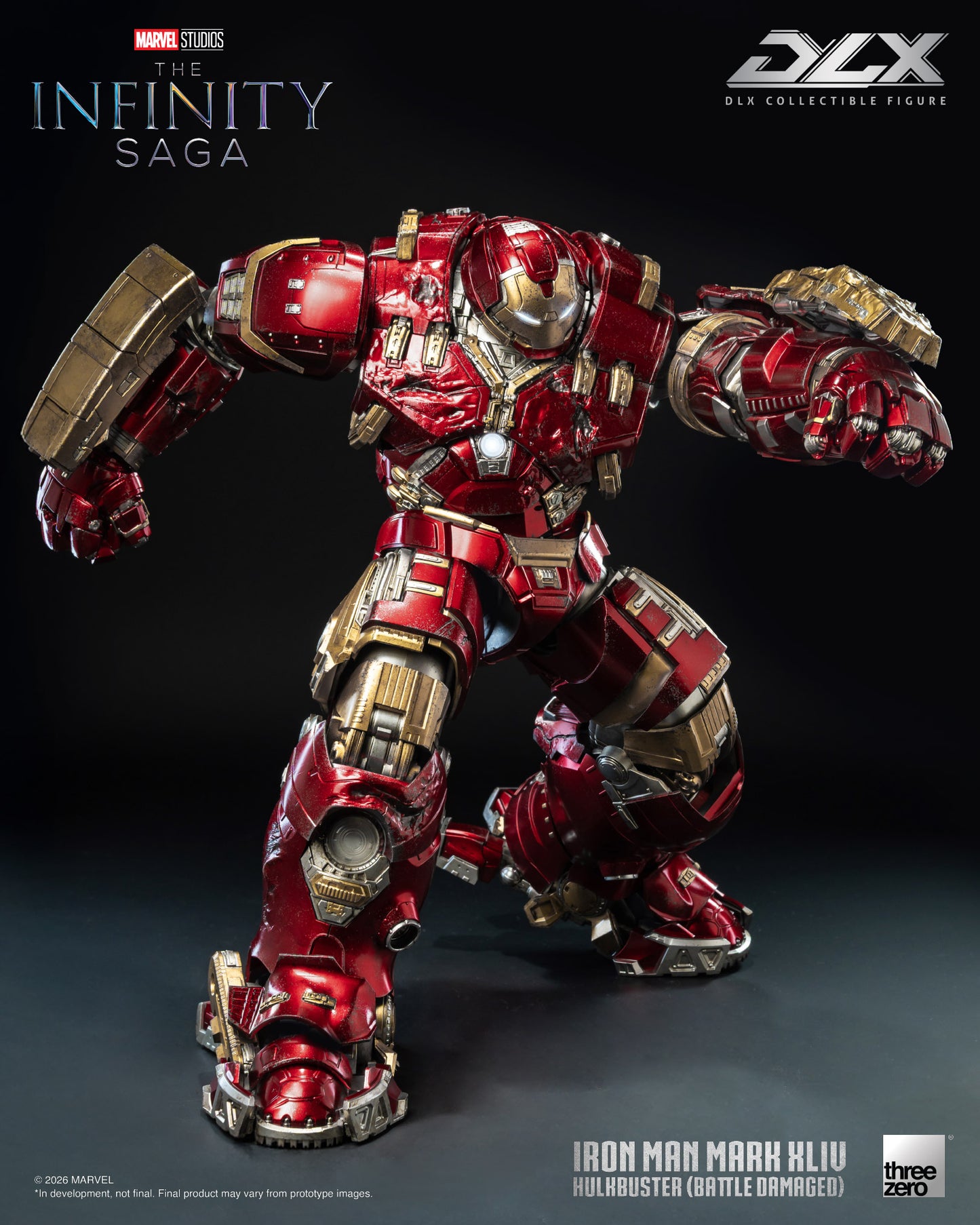 [Threezero] 3Z0919 Marvel Studios: The Infinity Saga - DLX Iron Man Mark 44 "Hulkbuster" (Battle Damaged)