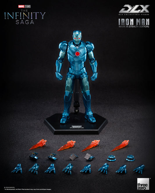 [Threezero] 3Z0922 Marvel Studios: The Infinity Saga - DLX Iron Man Mark 3 (Stealth Edition)