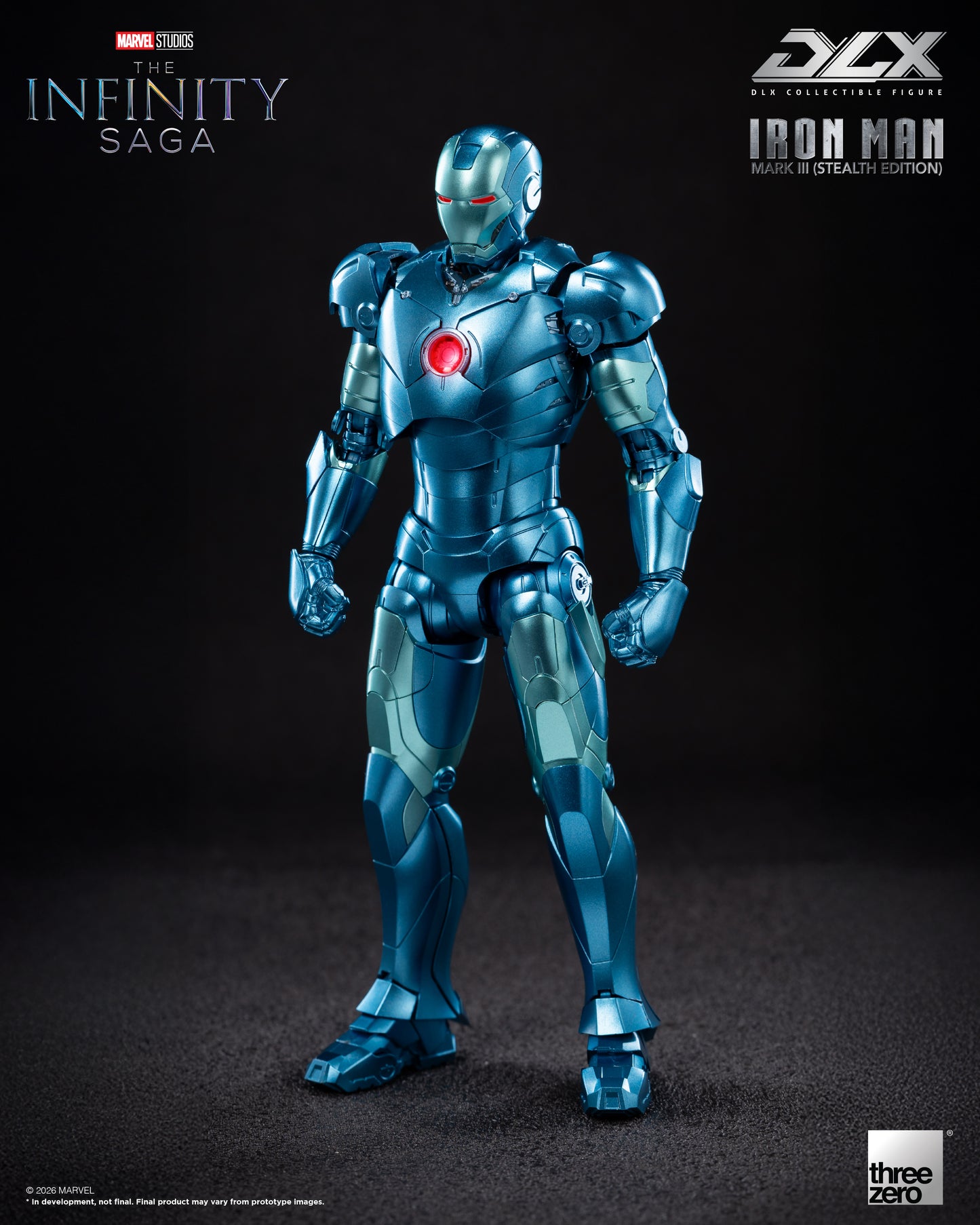 [Threezero] 3Z0922 Marvel Studios: The Infinity Saga - DLX Iron Man Mark 3 (Stealth Edition)