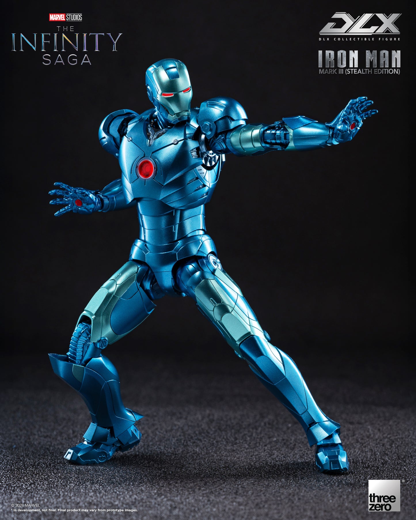 [Threezero] 3Z0922 Marvel Studios: The Infinity Saga - DLX Iron Man Mark 3 (Stealth Edition)