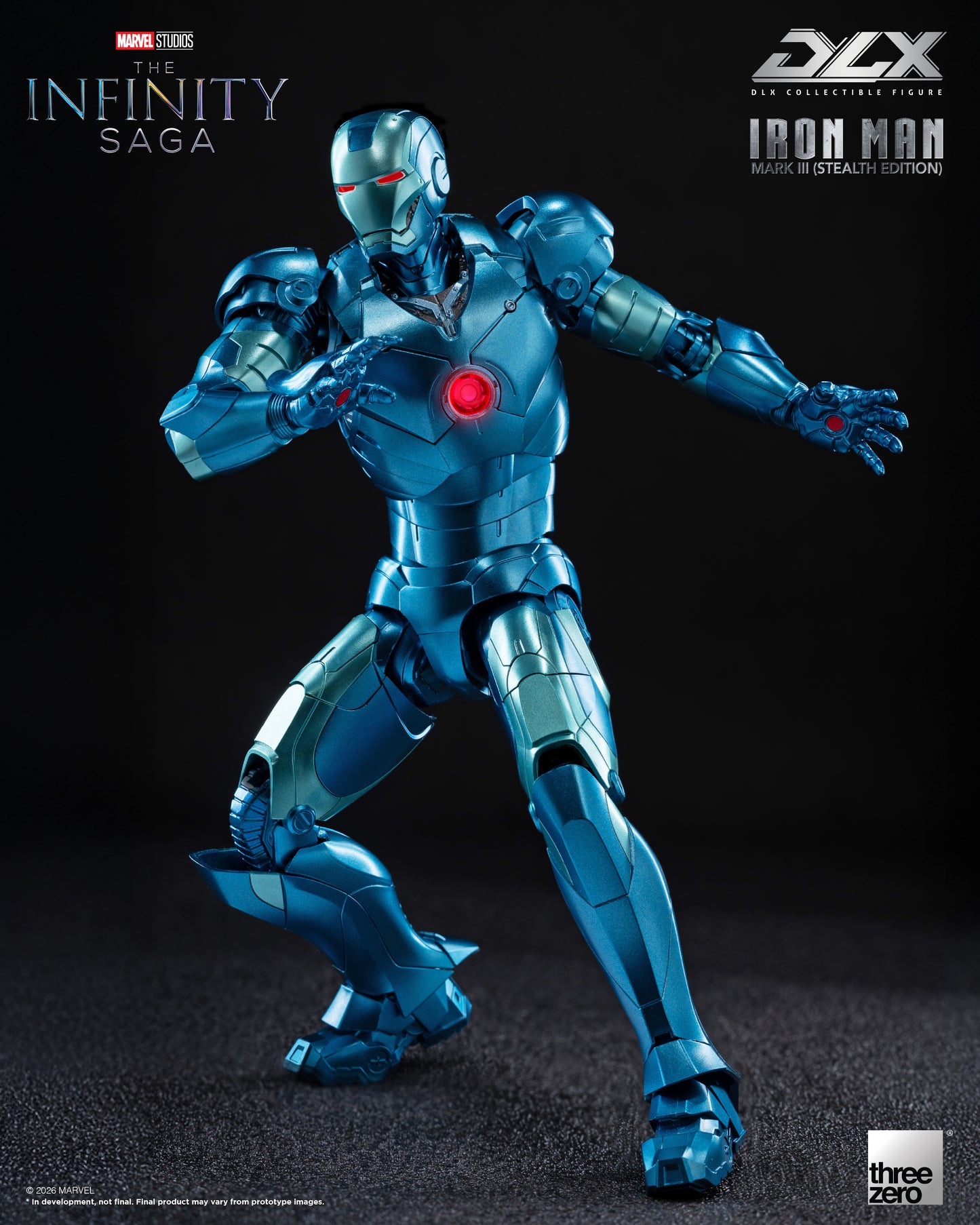 [Threezero] 3Z0922 Marvel Studios: The Infinity Saga - DLX Iron Man Mark 3 (Stealth Edition)