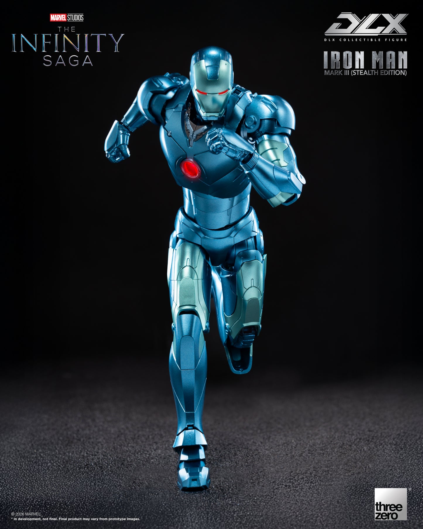 [Threezero] 3Z0922 Marvel Studios: The Infinity Saga - DLX Iron Man Mark 3 (Stealth Edition)