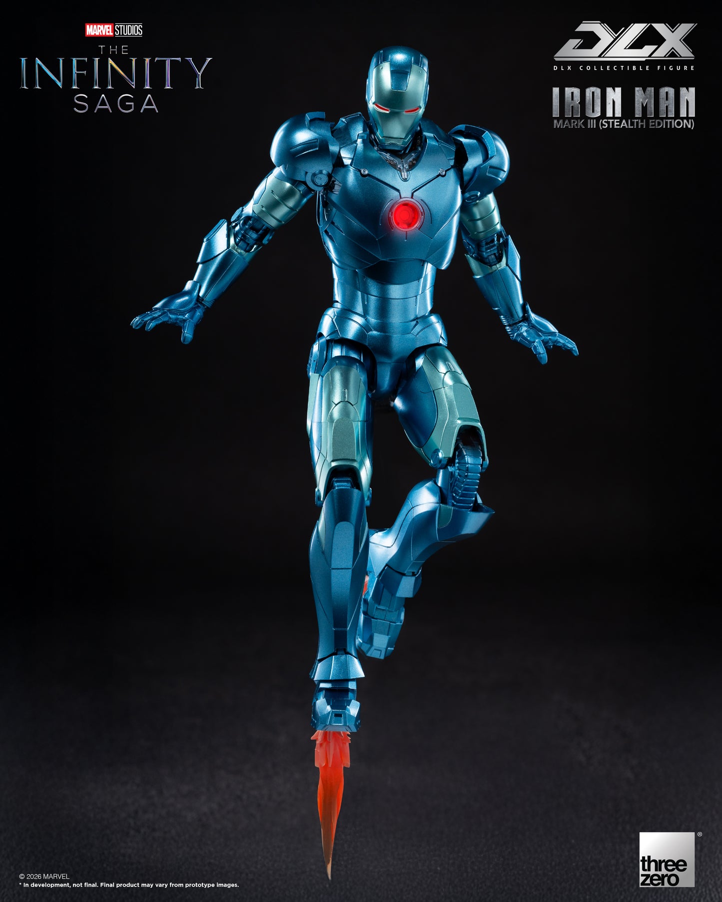 [Threezero] 3Z0922 Marvel Studios: The Infinity Saga - DLX Iron Man Mark 3 (Stealth Edition)