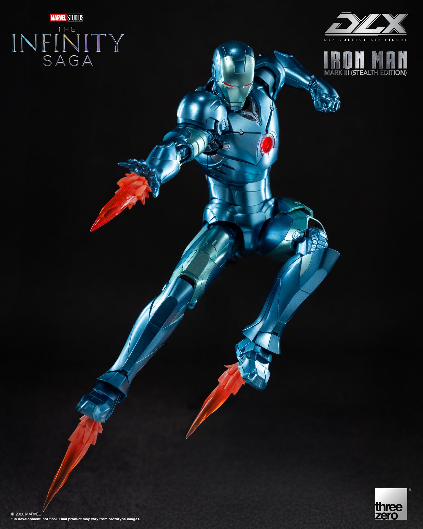 [Threezero] 3Z0922 Marvel Studios: The Infinity Saga - DLX Iron Man Mark 3 (Stealth Edition)
