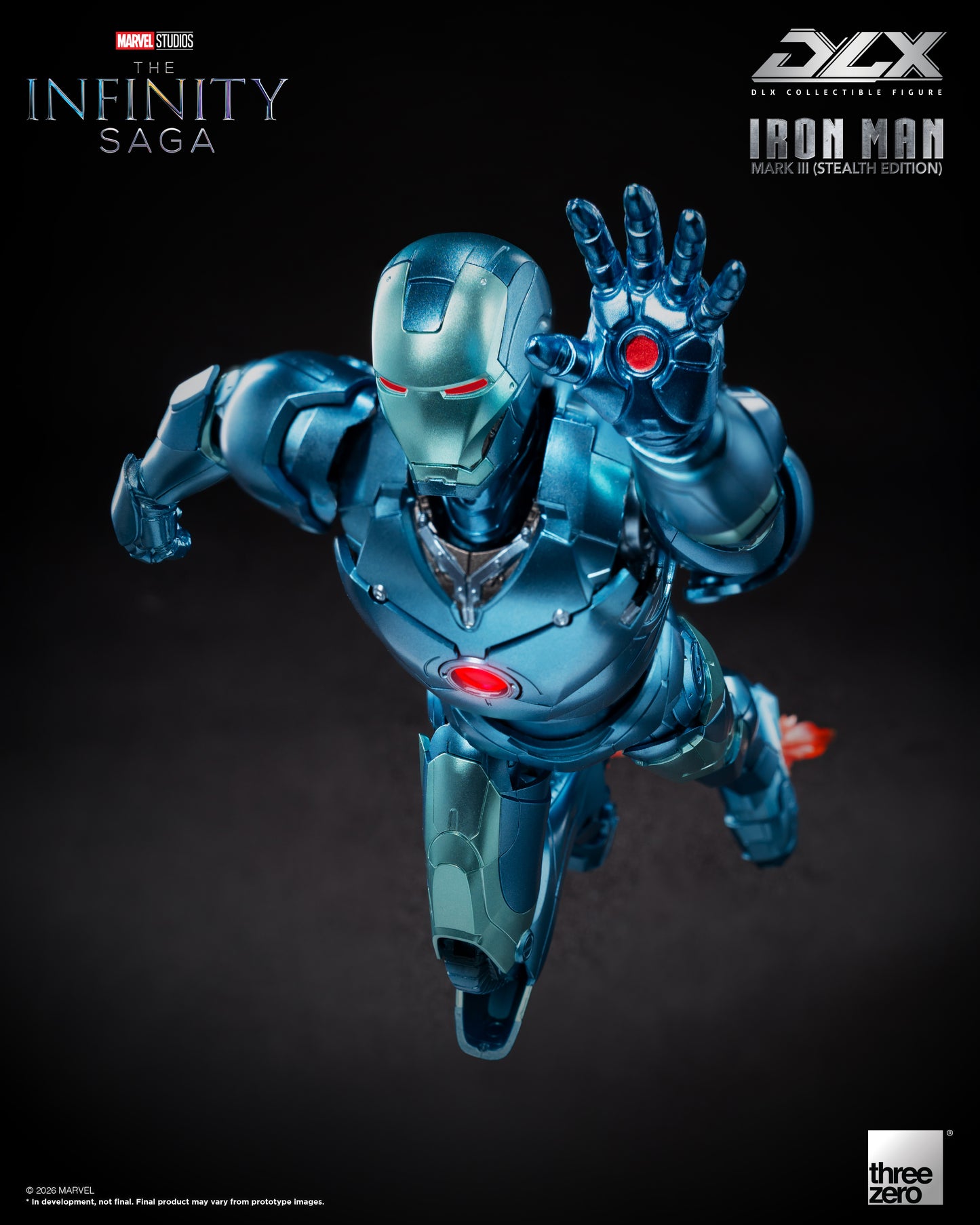 [Threezero] 3Z0922 Marvel Studios: The Infinity Saga - DLX Iron Man Mark 3 (Stealth Edition)