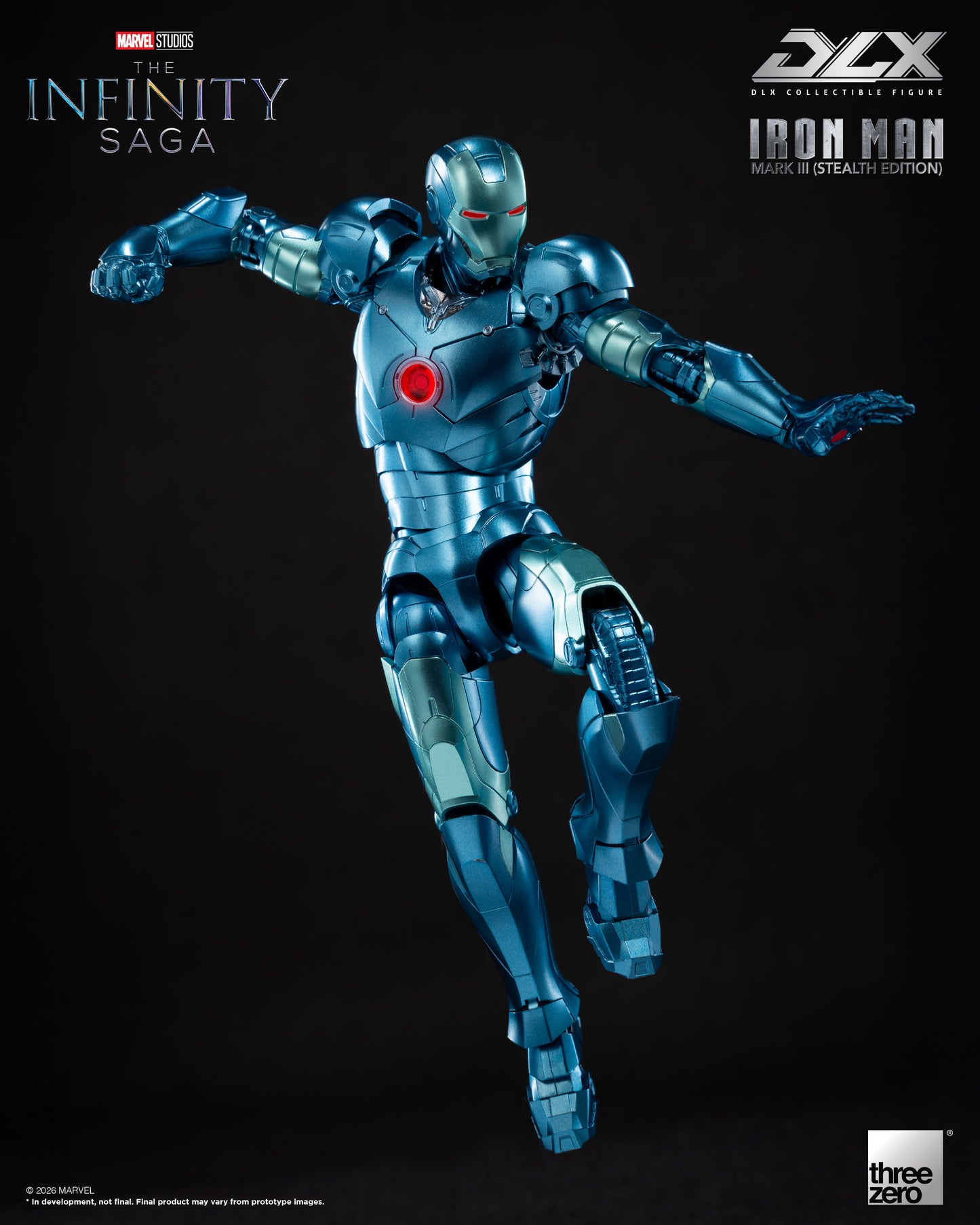 [Threezero] 3Z0922 Marvel Studios: The Infinity Saga - DLX Iron Man Mark 3 (Stealth Edition)