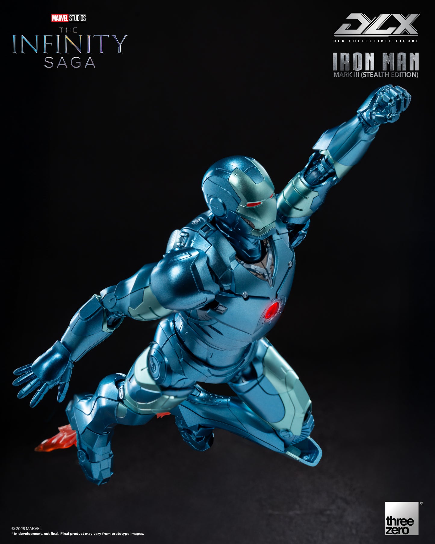 [Threezero] 3Z0922 Marvel Studios: The Infinity Saga - DLX Iron Man Mark 3 (Stealth Edition)