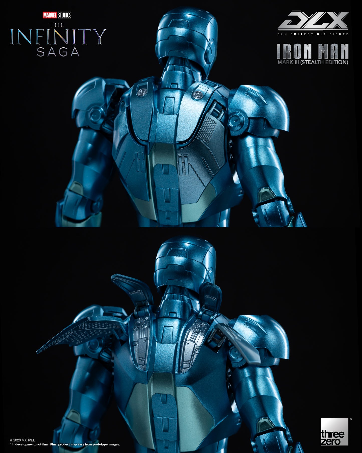 [Threezero] 3Z0922 Marvel Studios: The Infinity Saga - DLX Iron Man Mark 3 (Stealth Edition)
