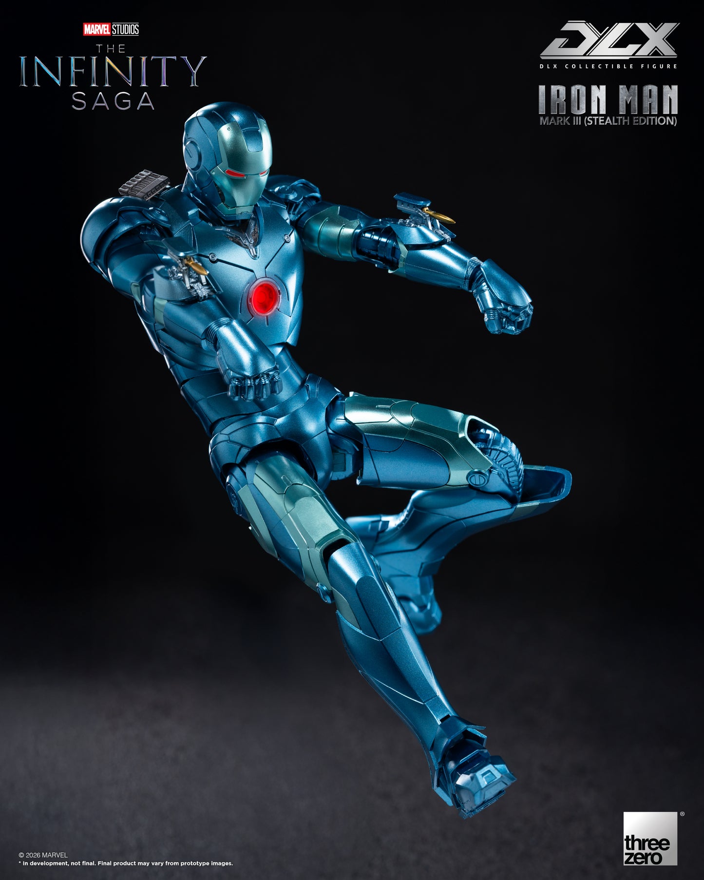 [Threezero] 3Z0922 Marvel Studios: The Infinity Saga - DLX Iron Man Mark 3 (Stealth Edition)