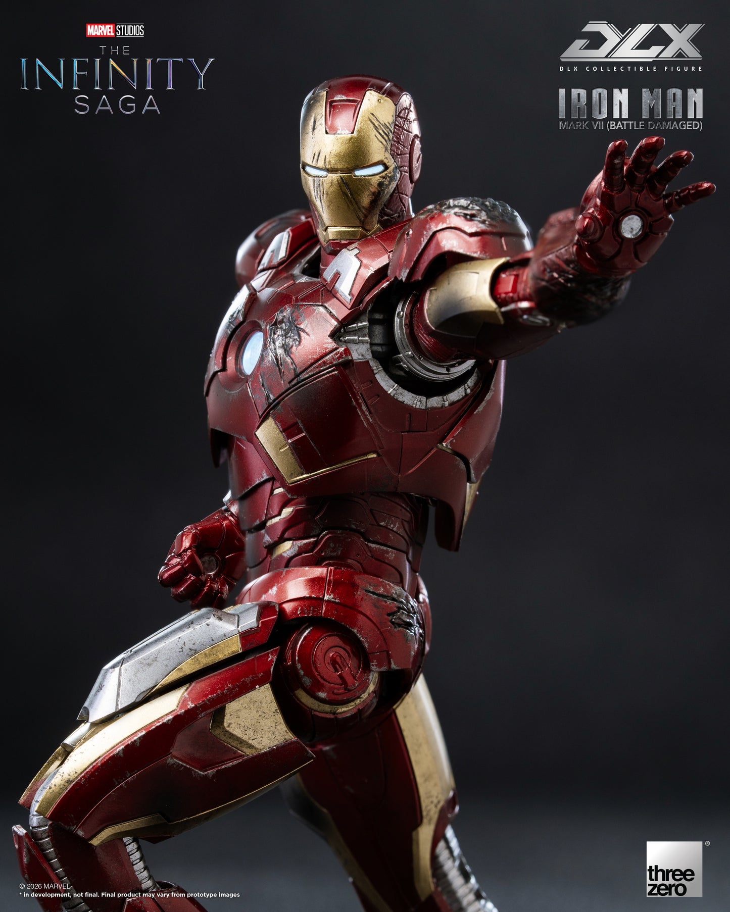 Threezero: Marvel Studios: The Infinity Saga - DLX Iron Man Mark 7 (Battle Damaged)
