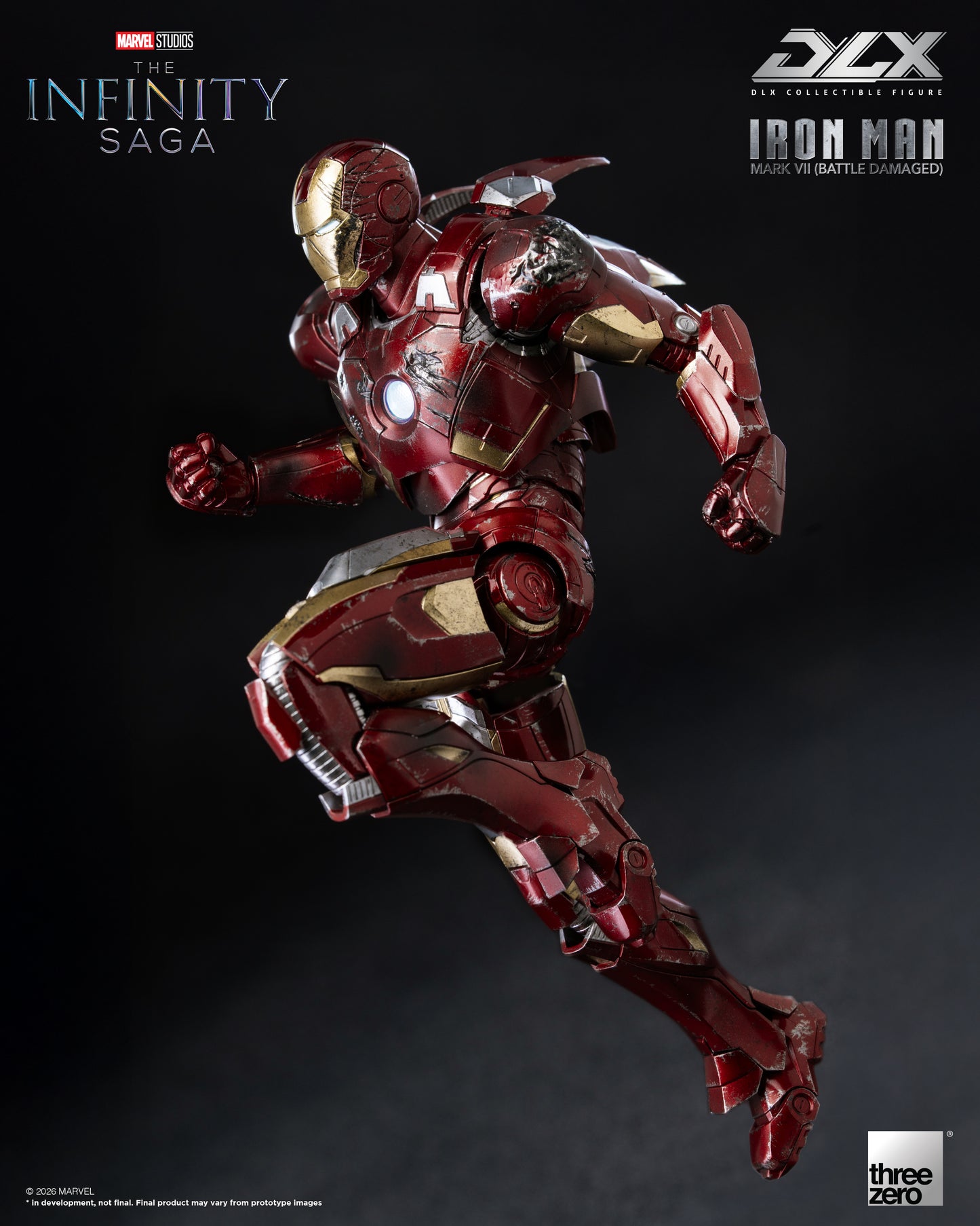 Threezero: Marvel Studios: The Infinity Saga - DLX Iron Man Mark 7 (Battle Damaged)