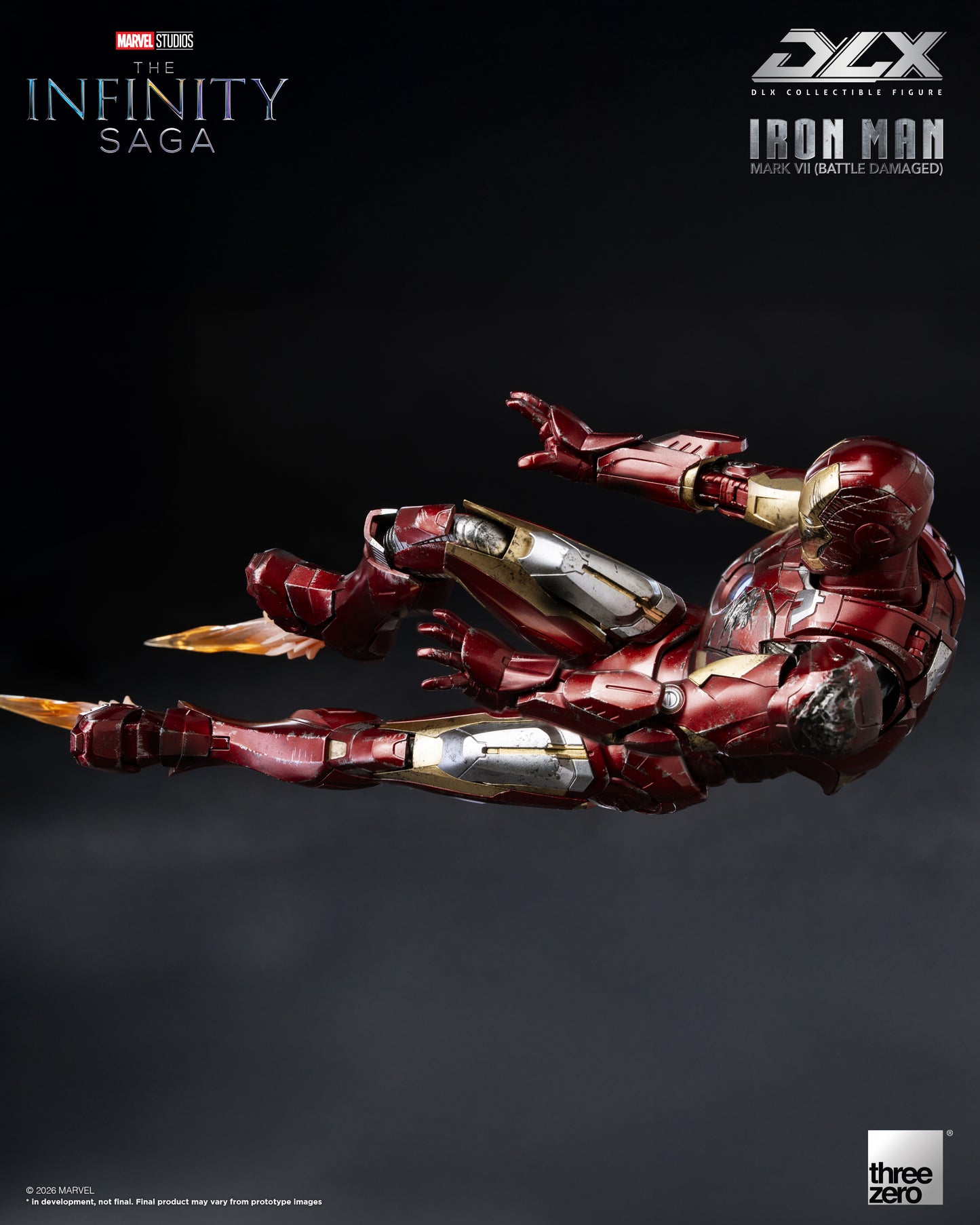 Threezero: Marvel Studios: The Infinity Saga - DLX Iron Man Mark 7 (Battle Damaged)