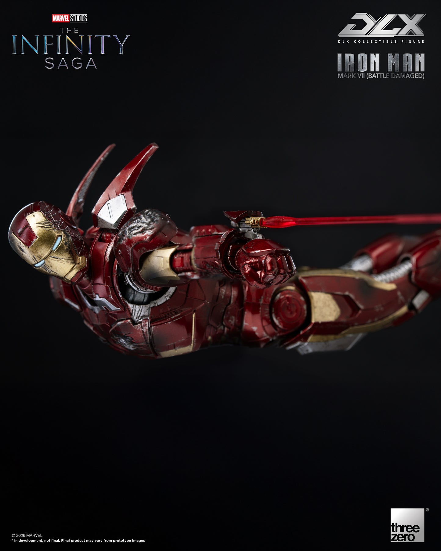 Threezero: Marvel Studios: The Infinity Saga - DLX Iron Man Mark 7 (Battle Damaged)