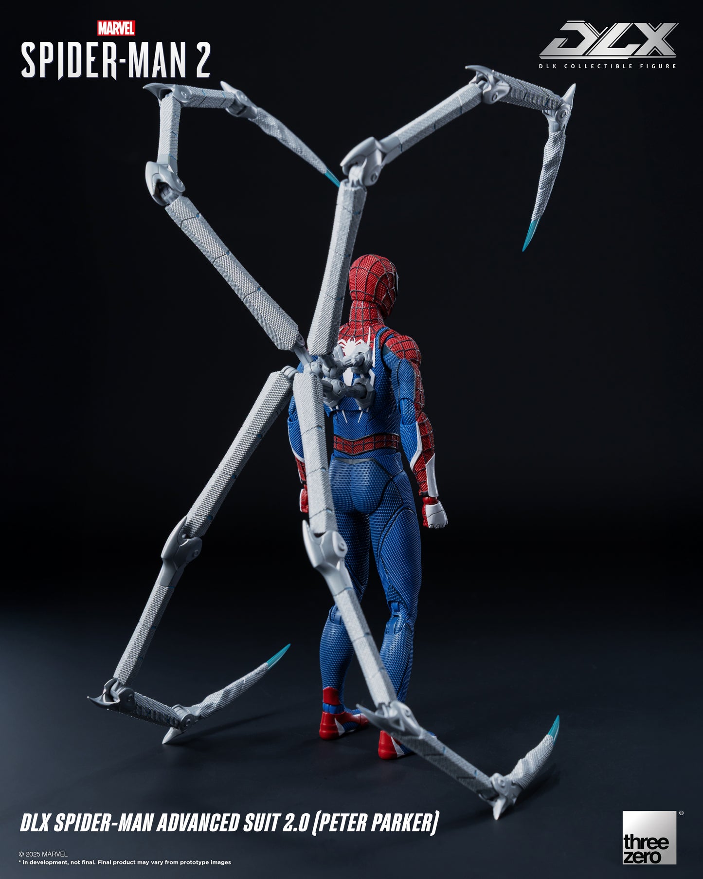 Threezero: 3Z0936 Marvel's Spider-Man 2: DLX Spider-Man Advanced Suit 2.0 (Peter Parker)