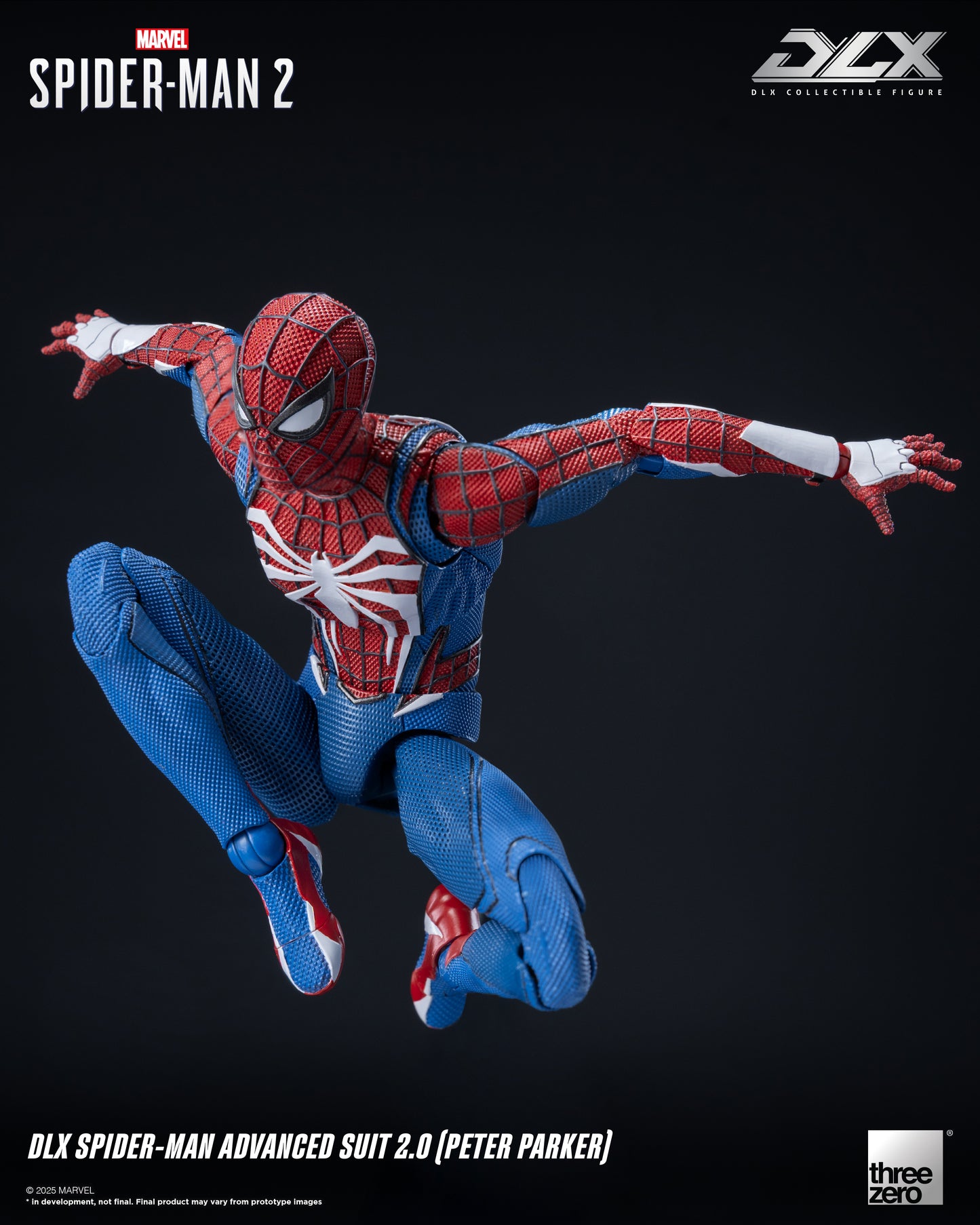 Threezero: 3Z0936 Marvel's Spider-Man 2: DLX Spider-Man Advanced Suit 2.0 (Peter Parker)