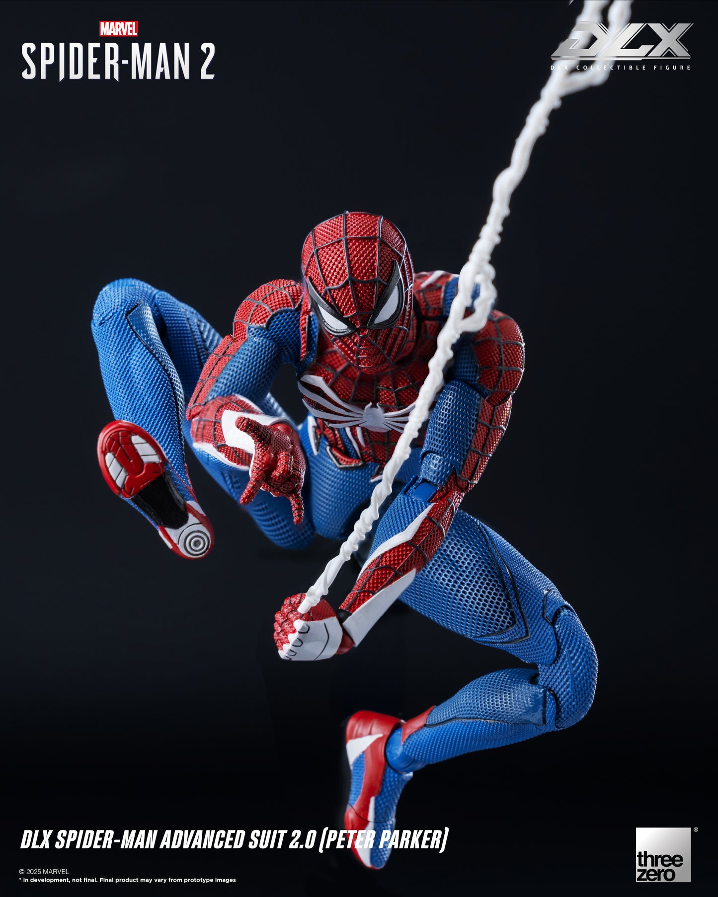Threezero: 3Z0936 Marvel's Spider-Man 2: DLX Spider-Man Advanced Suit 2.0 (Peter Parker)