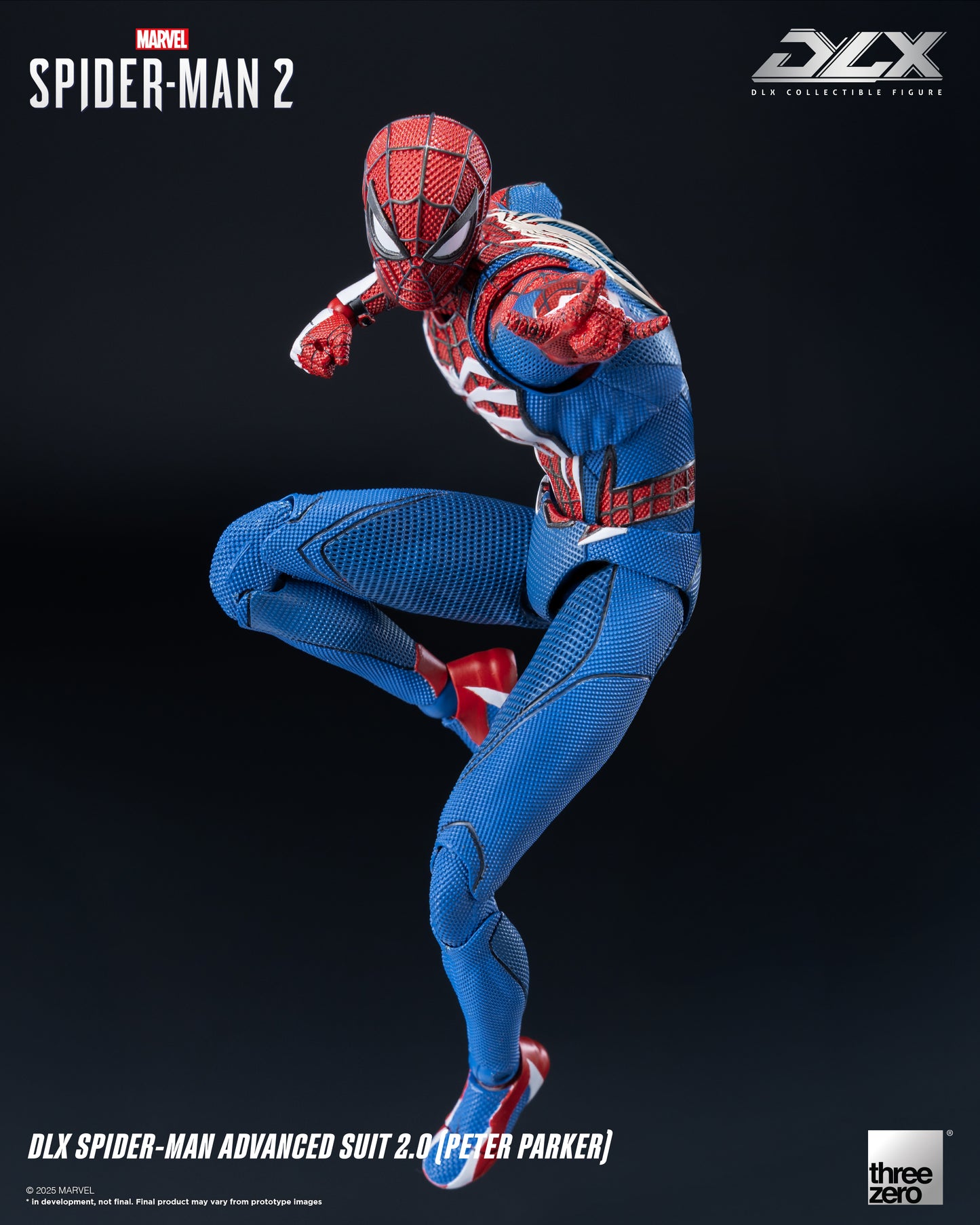 Threezero: 3Z0936 Marvel's Spider-Man 2: DLX Spider-Man Advanced Suit 2.0 (Peter Parker)