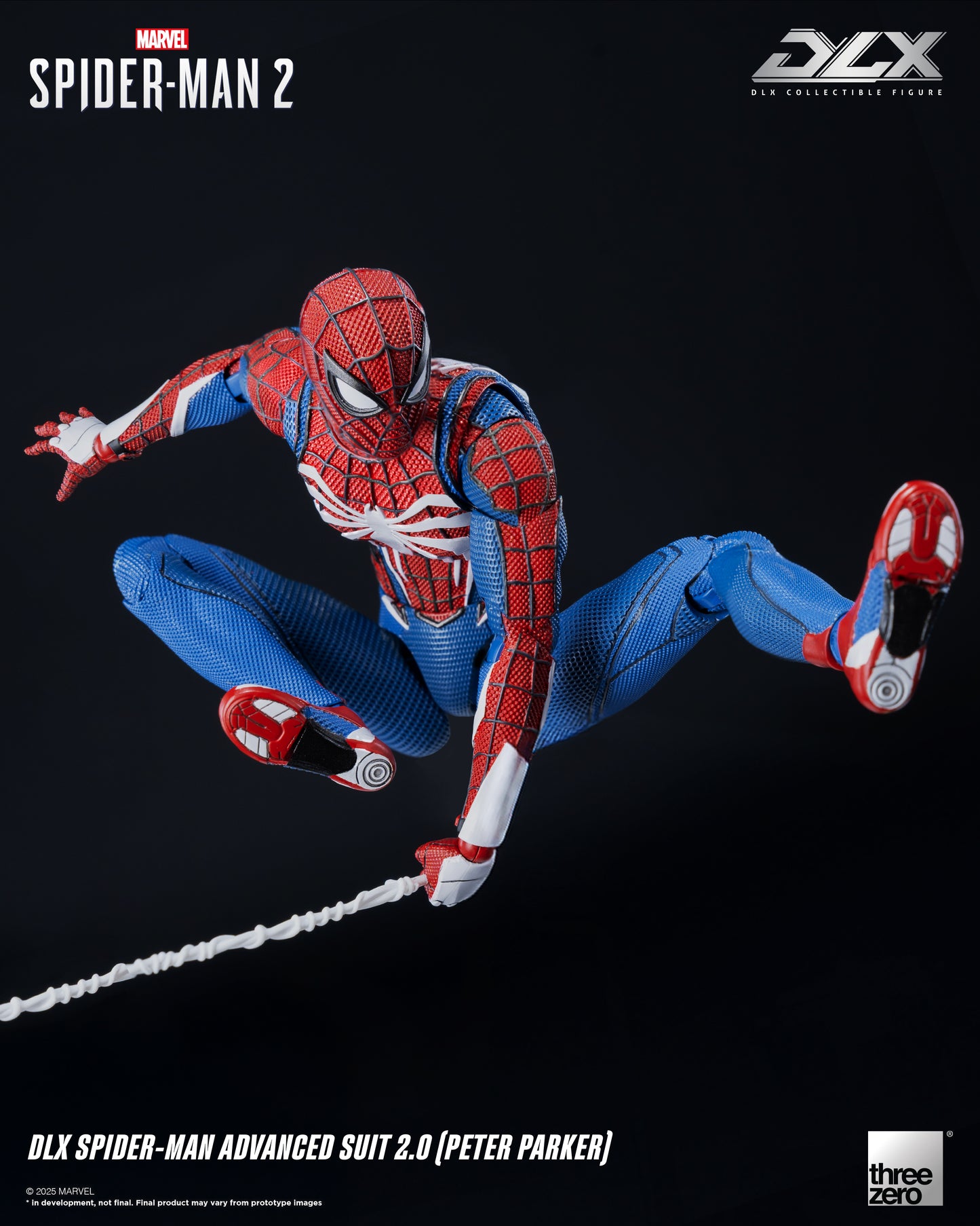 Threezero: 3Z0936 Marvel's Spider-Man 2: DLX Spider-Man Advanced Suit 2.0 (Peter Parker)