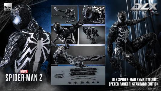 [Threezero] 3Z0966 Marvel's Spider-Man 2: DLX Spider-Man Symbiote Suit (Peter Parker) Standard Edition