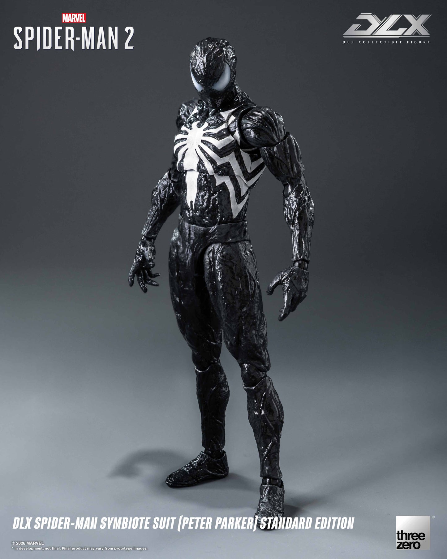 [Threezero] 3Z0966 Marvel's Spider-Man 2: DLX Spider-Man Symbiote Suit (Peter Parker) Standard Edition