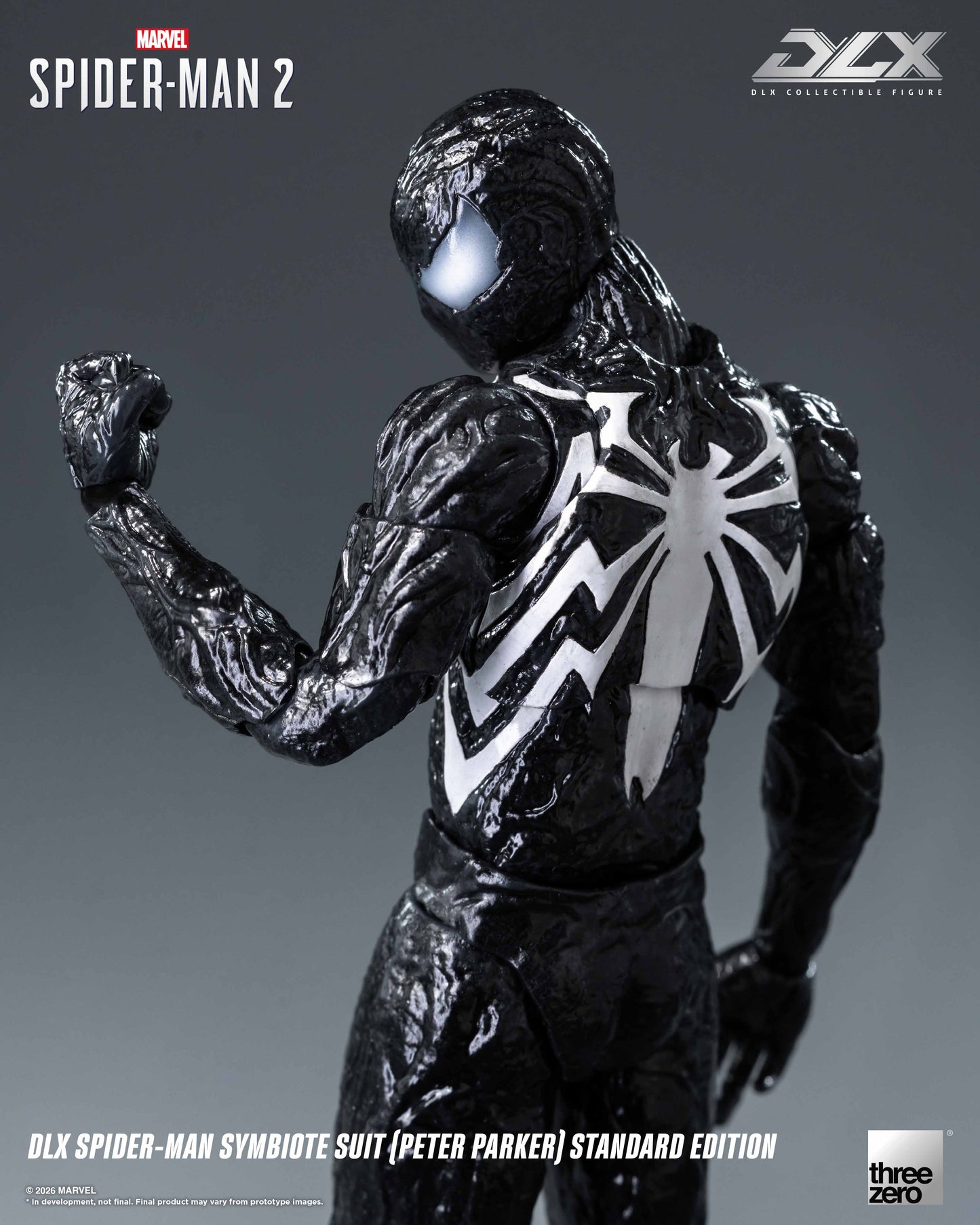 [Threezero] 3Z0966 Marvel's Spider-Man 2: DLX Spider-Man Symbiote Suit (Peter Parker) Standard Edition