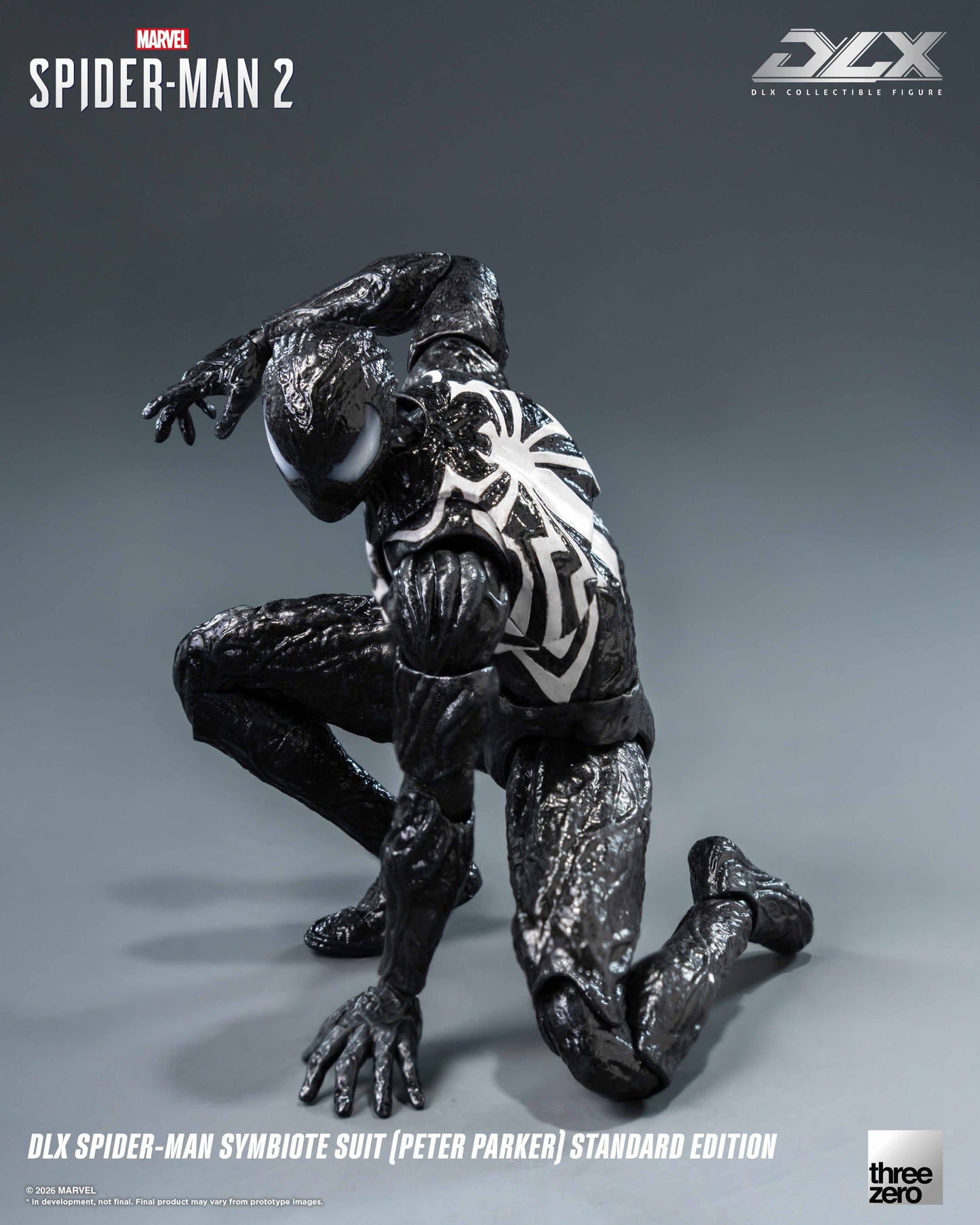 [Threezero] 3Z0966 Marvel's Spider-Man 2: DLX Spider-Man Symbiote Suit (Peter Parker) Standard Edition