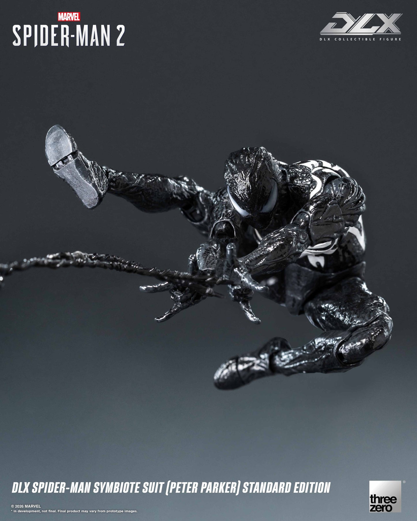 [Threezero] 3Z0966 Marvel's Spider-Man 2: DLX Spider-Man Symbiote Suit (Peter Parker) Standard Edition