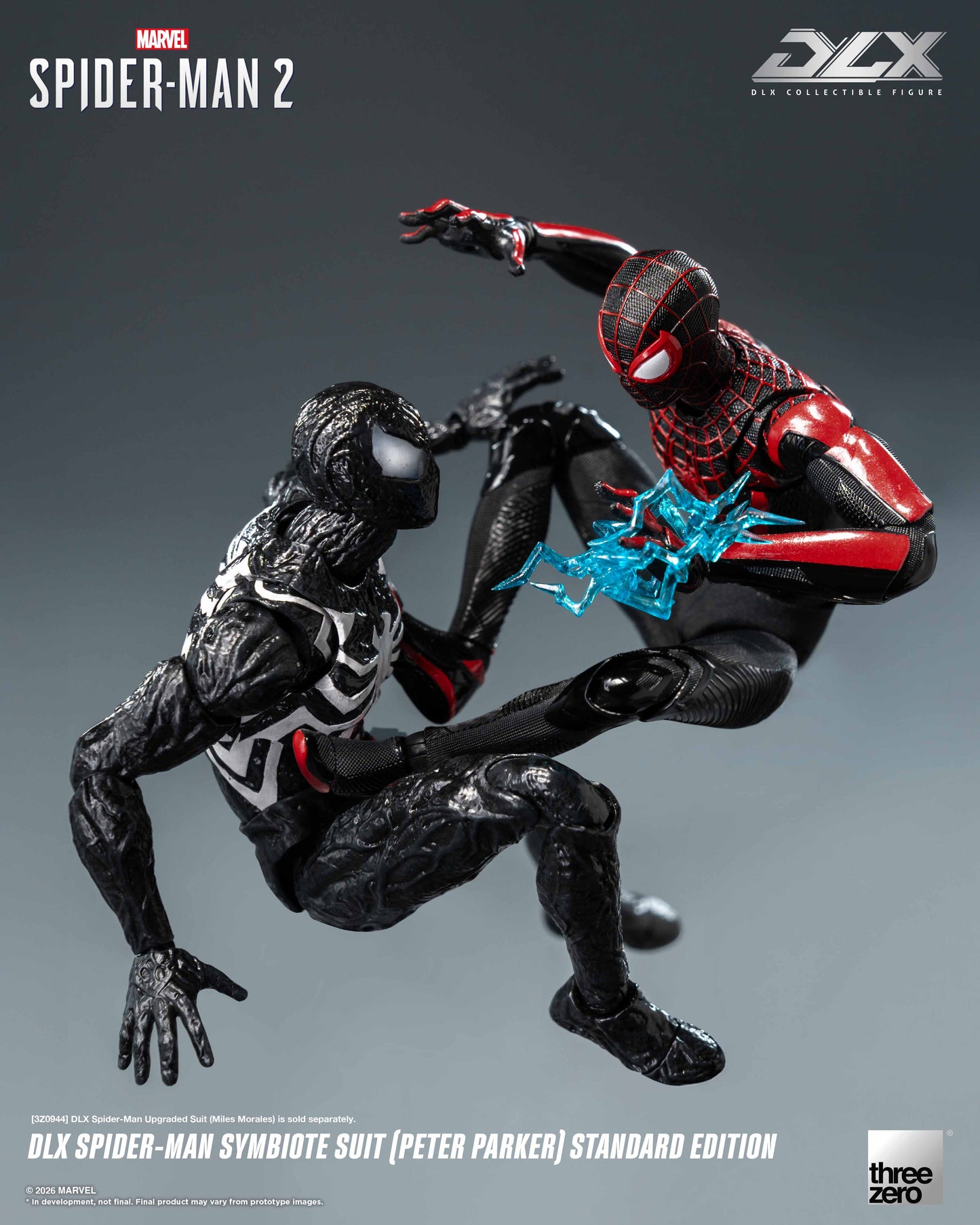 [Threezero] 3Z0966 Marvel's Spider-Man 2: DLX Spider-Man Symbiote Suit (Peter Parker) Standard Edition